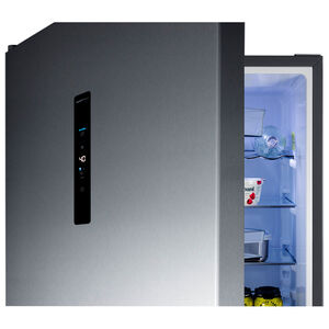 Summit 24 in. 11.7 cu. ft. Counter Depth Left-Hinged Bottom Freezer Refrigerator with Ice Maker - Stainless Steel, , hires