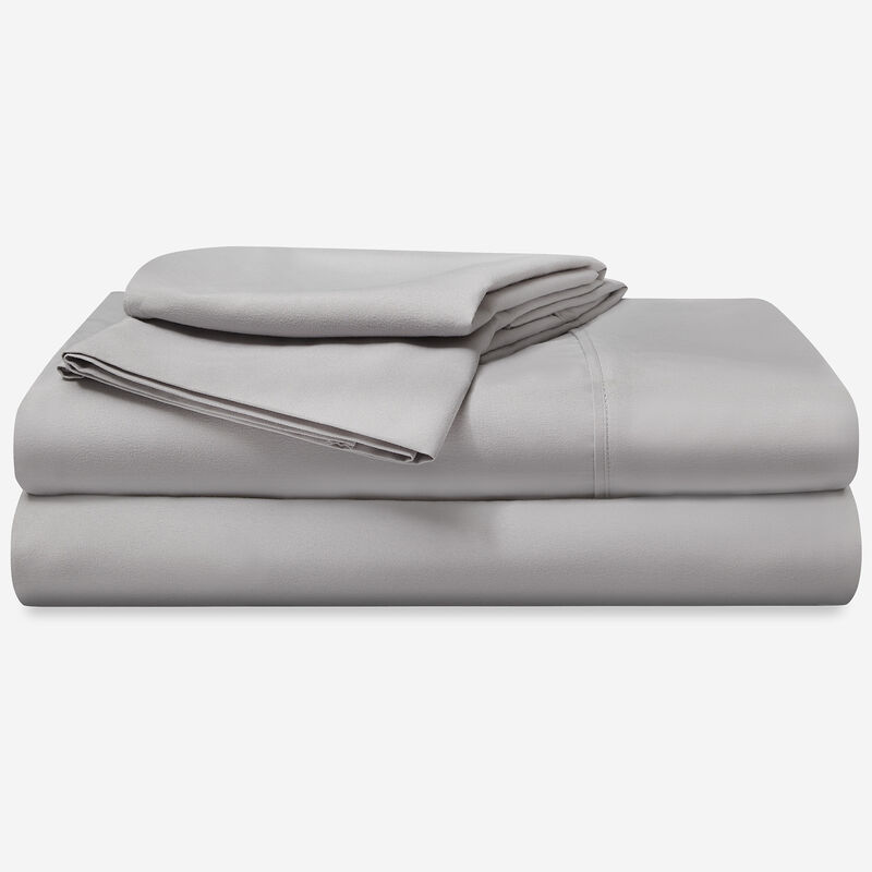 BEDGEAR Basic Cali King Size Sheet Set - Light Grey, , hires