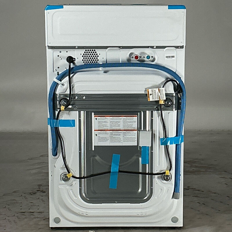 GE Profile 28 in. 4.6 cu. ft. Smart Electric Front Load Ventless All-in-One Combo with Heat Pump, Sensor Dry, Sanitize & Steam Cycle - White (Open Box Good Condition), , hires