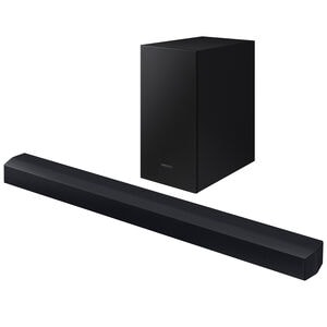 Samsung 2.1 Channel Sound Bar with Bluetooth & Wireless Subwoofer - Titan Black, , hires