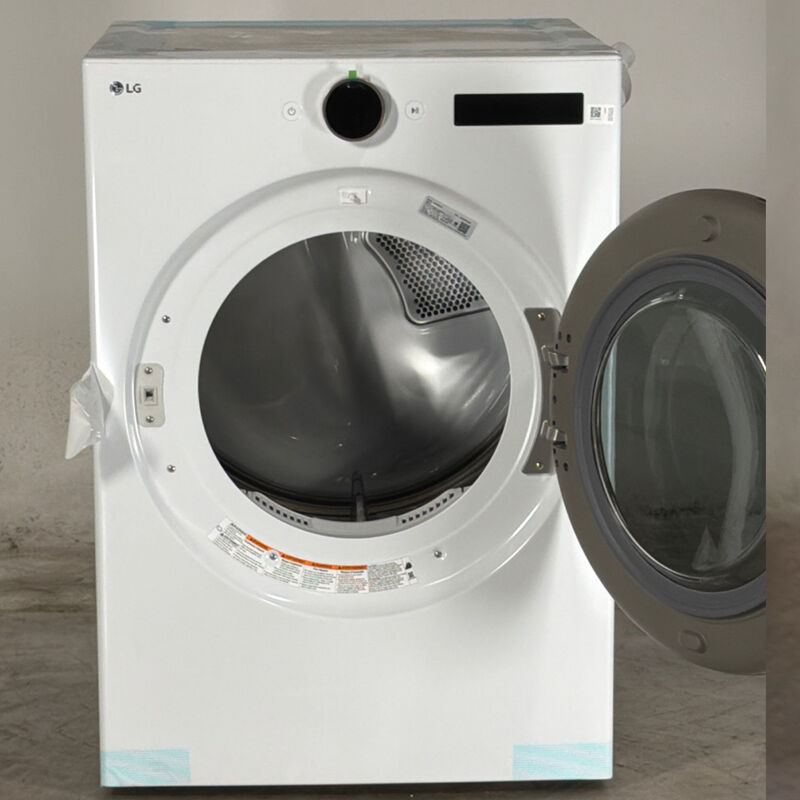 LG 27 in. 7.4 cu. ft. Smart Stackable Gas Dryer with AI Sensor Dry, TurboSteam, Sanitize & Steam Cycle - White (Open Box Excellent Condition), , hires