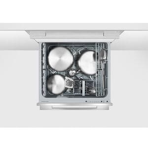 Fisher & Paykel Series 9 24 in. Smart Double Drawer with Top Control & 42 dBa Sound Level - Stainless Steel, , hires