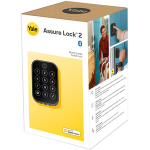 Yale - Assure Lock 2, Key-Free Touchscreen Lock with Bluetooth Black Suede, , hires