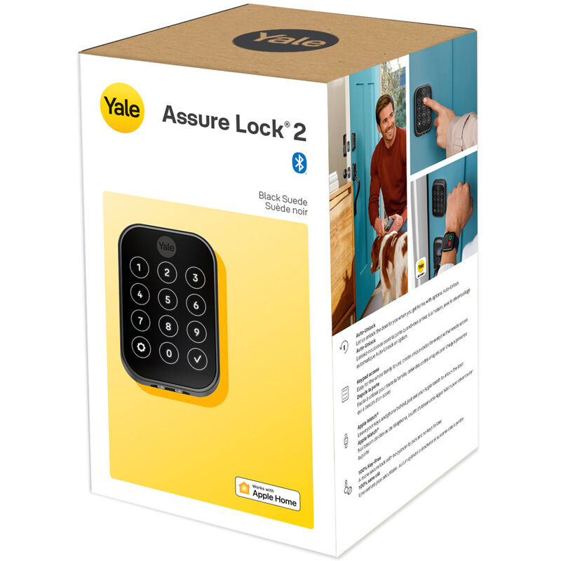 Yale - Assure Lock 2, Key-Free Touchscreen Lock with Bluetooth Black Suede, , hires