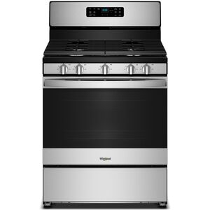 Whirlpool 30 in. 5.1 cu. ft. Gas Range with 5 Sealed Burners - Stainless Steel, , hires