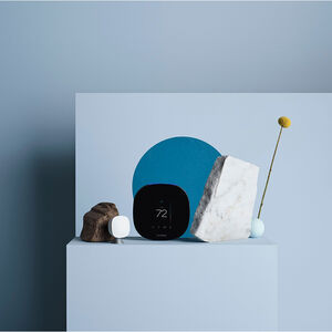 ecobee - Smart Thermostat with Voice Control - Black, , hires