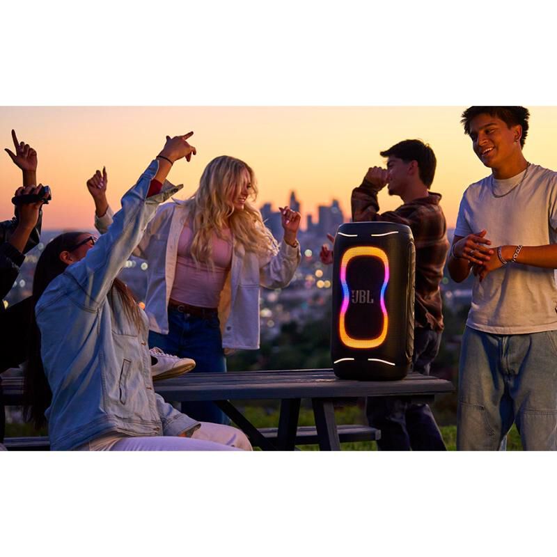 JBL PartyBox 130 Portable Party Speaker with JBL Legendary Sound, Dynamic Lightshow & Foldable Ergonomic Handle - White, , hires