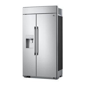 LG Studio 42 in. 25.6 cu. ft. Built-In Smart Counter Depth Side by Side Refrigerator with Ice & Water Dispenser - Stainless Steel, , hires