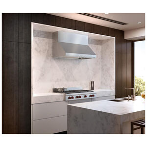 Wolf 48 in. 6-Burner Natural Gas Rangetop with Grill & Power Burner - Stainless Steel, , hires