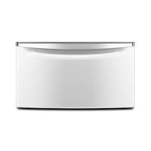 Maytag 15.5" Pedestal with Drawer - White with Chrome Handle, White, hires