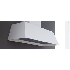 Bertazzoni Master Series 48 in. Convertible Canopy Pro Style Style Range Hood with 600 CFM, 3 Fan Speeds & 1 LED Light - Matte White, Matte White, hires