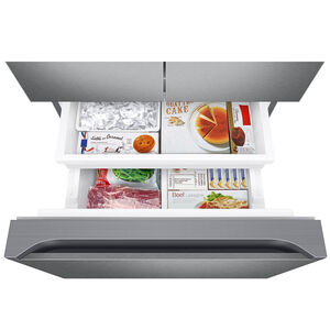 Samsung 30 in. 22.1 cu. ft. Smart French Door Refrigerator with Ice Maker - Fingerprint Resistant Stainless Steel, , hires
