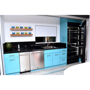 JennAir Rise 15" Left Hand Swing Door Panel Kit for Ice Maker - Stainless Steel, , hires