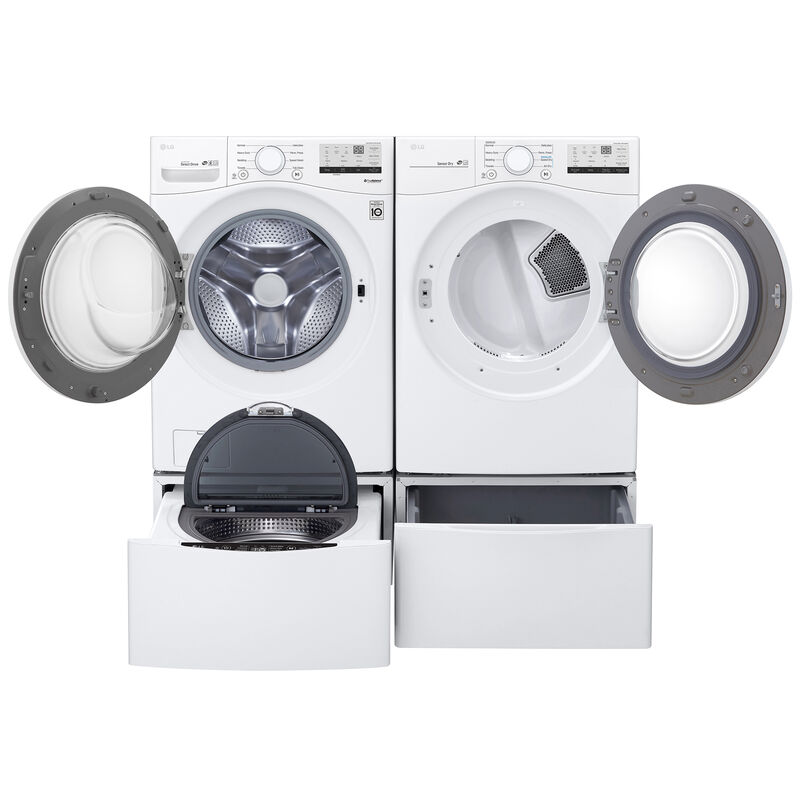 LG 27 in. 7.4 cu. ft. Stackable Electric Dryer with Sensor Dry Technology - White, , hires