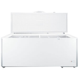 Summit Commercial Series 76 in. 19.8 cu. ft. Chest Freezer with Knob Control - White, , hires