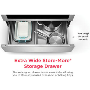 Frigidaire 30 in. 5.1 cu. ft. Slide-In Gas Range with 5 Sealed Burners - Black, , hires