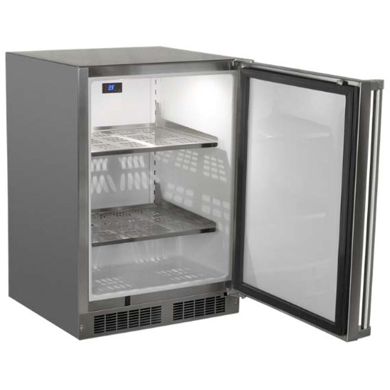 Marvel Outdoor Collection 24 in. 5.3 cu. ft. Built-In Outdoor Undercounter Refrigerator - Stainless Steel, , hires