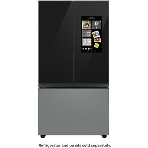 Samsung BESPOKE 3-Door French Door Top Panel for Refrigerators - Charcoal Glass, , hires