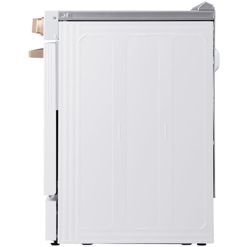 LG Studio 30 in. 6.3 cu. ft. Smart Air Fry True European Convection Slide-In Electric Range with Radiant Burners - Essence White, , hires