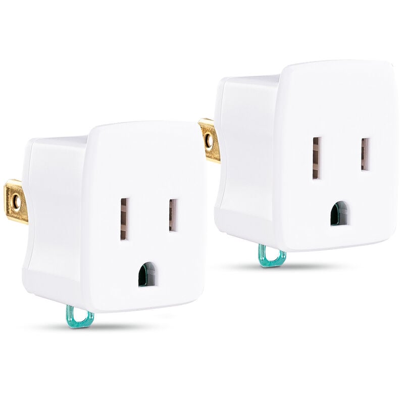 CyberPower Grounding Adapters 2-Pack - White, , hires