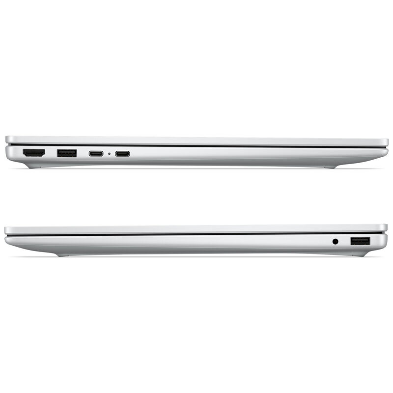 HP OmniBook 3 16 in. Touch Screen Notebook with Copilot+ PC, AMD Ryzen AI 5 430, 2 GHz, 4-Core CPU, AMD Radeon 840M GPU, 16 GB RAM, 512 GB SSD, up to 19.5 Hrs. of Battery Life & Windows 11 Home - Glacier Silver, , hires