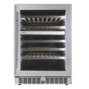 Danby Appliances 24 in. Undercounter Wine Cooler with Dual Zones & 51 Bottle Capacity - Stainless Steel, , hires