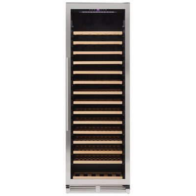 Avanti Designer Series 24 in. Built-In/Freestanding 14.5 cu. ft. Wine Cooler with 165 Bottle Capacity, Single Temperature Zone & Digital Control - Stainless Steel with Black Cabinet | WCD176SZ3S
