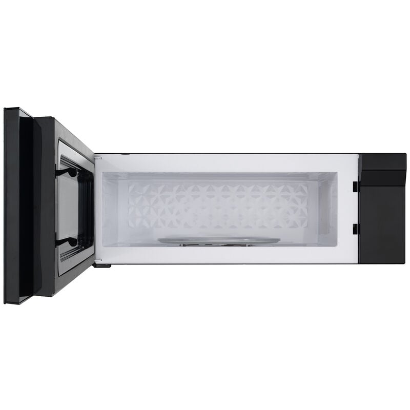 GE 30 in. 1.2 cu. ft. 1000W Low Profile Over-the-Range Microwave with 400 CFM & Sensor Cooking - Stainless Steel, , hires