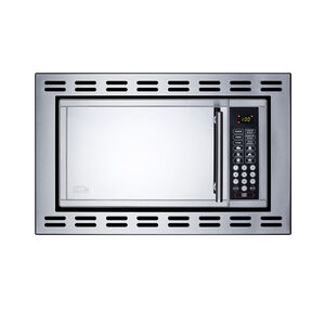 Summit 23" 0.9 Cu. Ft. Built-In Microwave with 11 Power Levels - Stainless Steel, , hires