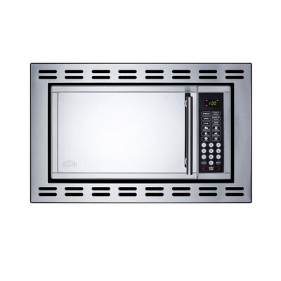 Summit 23" 0.9 Cu. Ft. Built-In Microwave with 11 Power Levels - Stainless Steel | OTR24