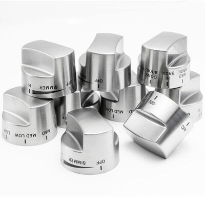 Viking Control Knob Kit for 5 Series Gas Ranges & Rangetops - Stainless Steel | SSKKVGR53036