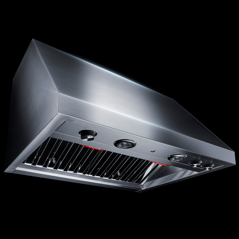 JennAir Pro-Style 30 in. Ducted Canopy Pro Style Style Range Hood with 600 CFM, 4 Fan Speeds & 2 Halogen Lights - Stainless Steel, , hires