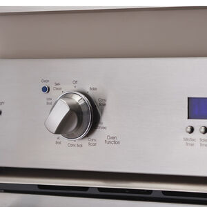 Viking 3 Series 30 in. 8.6 cu. ft. Top Control Electric Double Wall Oven with True European Convection - Cast Black, , hires