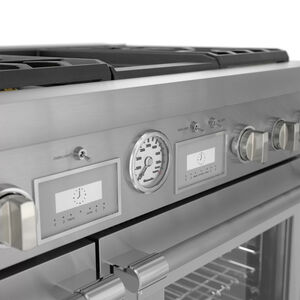 Thermador Pro Grand Professional Series 48 in. 6.5 cu. ft. Smart True European Convection Steam Double Oven Dual Fuel Range with 6 Sealed Burners & Griddle - Stainless Steel, , hires