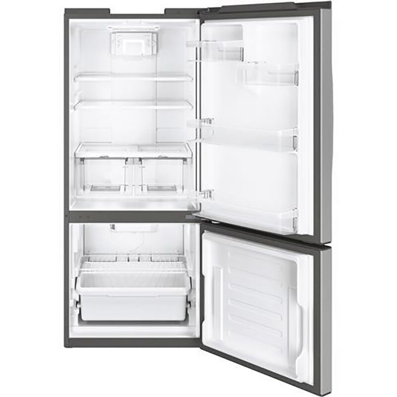 GE 30 in. 20.9 cu. ft. Bottom Freezer Refrigerator - Stainless Steel, Stainless Steel, hires