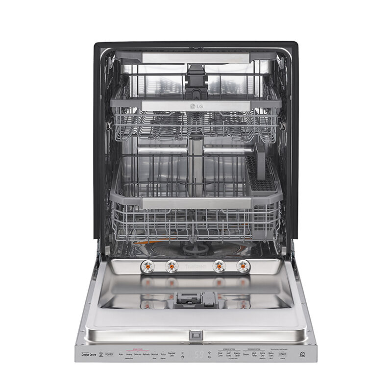 LG 24inch Smart Built-In Dishwasher with Top Control, 42 dBA Sound Level,  15 Place Settings & 10 Wash Cycles - PrintProof Stainless Steel