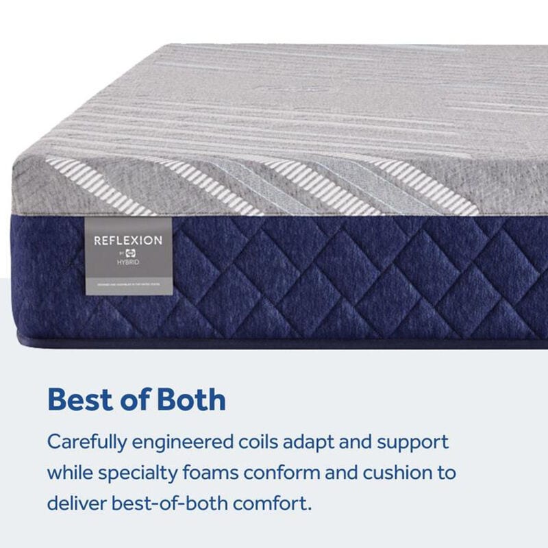 Sealy Reflexions Grayson Hybrid Firm - Twin XL Mattress, , hires