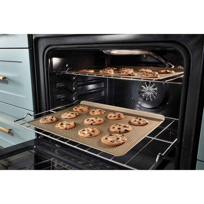 Whirlpool 30 in. 5.3 cu. ft. Air Fry Standard Convection Electric Range with Radiant Burners - White, , hires