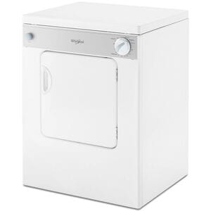 Whirlpool 24 in. 3.4 cu. ft. Stackable Compact Electric Dryer with Flexible Installation & Sensor Dry - White, , hires