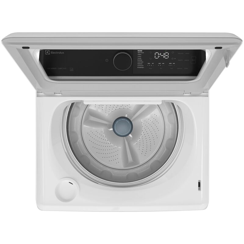 Electrolux 400 Series 27 in. 5.8 cu. ft. Top Load Washer with Agitator & LuxCare Wash System - White, , hires