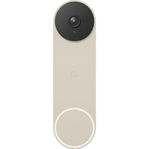 Google Nest Battery Powered 1080p Video Doorbell - Linen, , hires