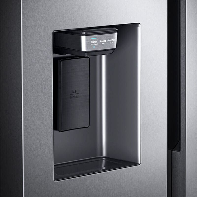 Samsung 36 in. 21.5 cu. ft. Smart Counter Depth Side by Side Refrigerator with Ice & Water Dispenser - Stainless Steel, Stainless Steel, hires