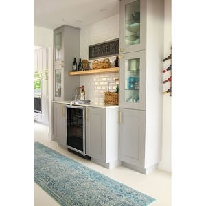 Frigidaire 24 in. 5.3 cu. ft. Built-In/Freestanding Beverage Center with Adjustable Shelves & Digital Control - Stainless Steel, , hires