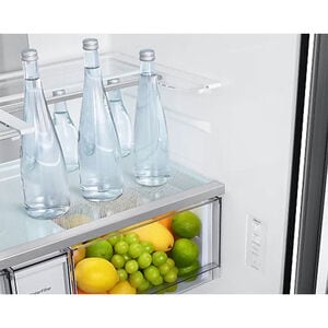 Dacor 36 in. 22.8 cu. ft. Smart Counter Depth 4-Door French Door Refrigerator with Internal Water Dispenser - Silver Stainless, Silver Stainless, hires