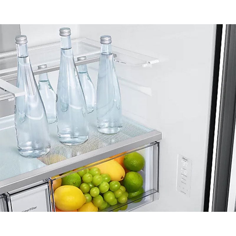 Dacor 36 in. 22.8 cu. ft. Smart Counter Depth 4-Door French Door Refrigerator with Internal Water Dispenser - Silver Stainless, Silver Stainless, hires