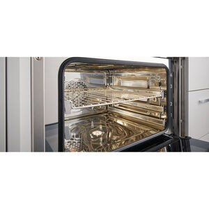 Wolf E Series 24 in. 1.7 cu. ft. Steam Electric Single Wall Oven with Standard Convection - Stainless Steel, , hires