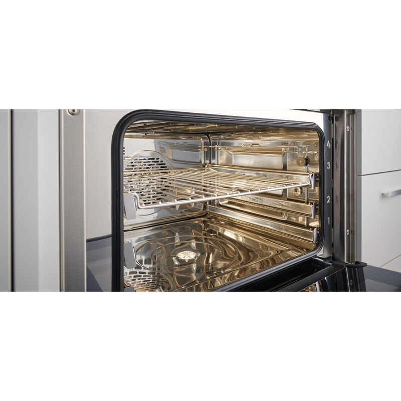 Wolf E Series 24 in. 1.7 cu. ft. Steam Electric Single Wall Oven with Standard Convection - Stainless Steel, , hires