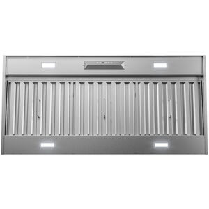 Zephyr 48 in. Standard Style Range Hood with 6 Speed Settings, 1200 CFM, Ducted Venting & 4 LED Lights - Stainless Steel, , hires