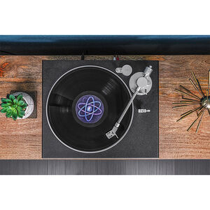 Victrola Hi-Res Carbon Turntable - Black/Silver, , hires