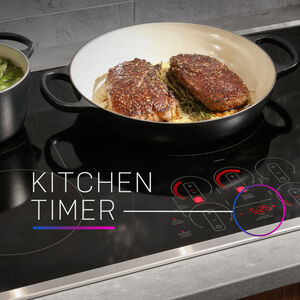 GE Profile 30 in. 4-Burner Smart Induction Cooktop with Simmer Burner & Power Burner - Black, , hires